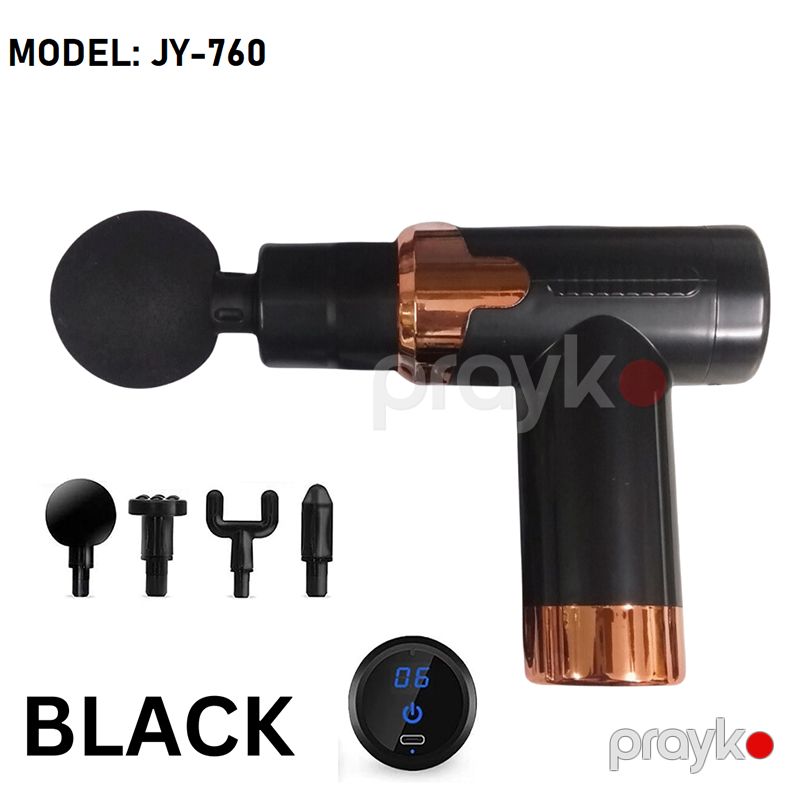 Smart Fascia Massage Gun JY-760 Masaj Tapançası LED Ekranlı 4 Başlığa sahib Masaj Silahı — Masaj aparatları, Bakı (5)