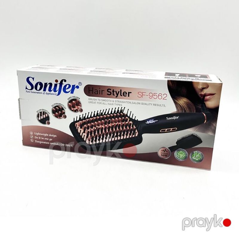 Sonifer SF-9562 Peşəkar Elektrikli Saç Düzləşdirici Fen Çoxfunksiyalı İsti Hava Feni 50W Gücündə — Fən, Bakı (6)
