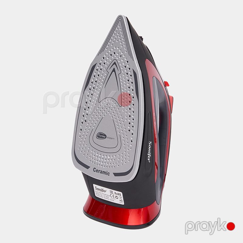 Sonifer SF-9065 Elektrikli 2200W Yapışmayan Altlıq Ağır Buxarlı Ütü Güclü Buxar Özəlliyi İlə Peşəkar Masaüstü Buxar Ütüsü 2200 Vt — Ev texnikası, Bakı (6)