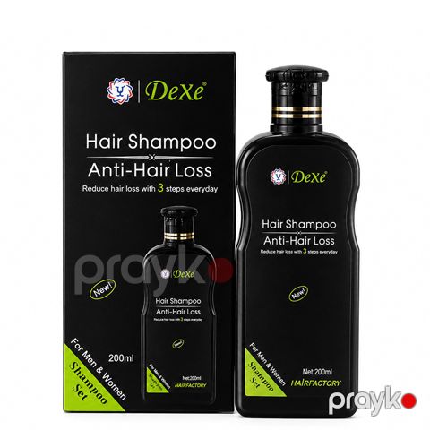 DeXe Hair Shampoo Anti-Hair Loss 200 ml – Saç Tökməsinə Qarşı Gücləndirici Şampun — Bakı
