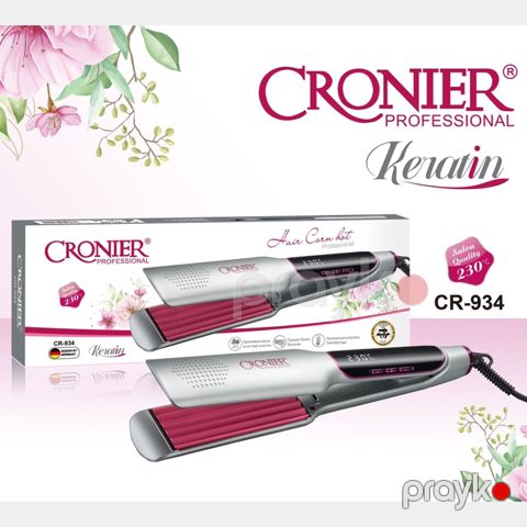Cronier CR-934 Professional Saç Vafli Feni Saç Şəkilləndirici Fen Ütü Feni 45 W — Bakı
