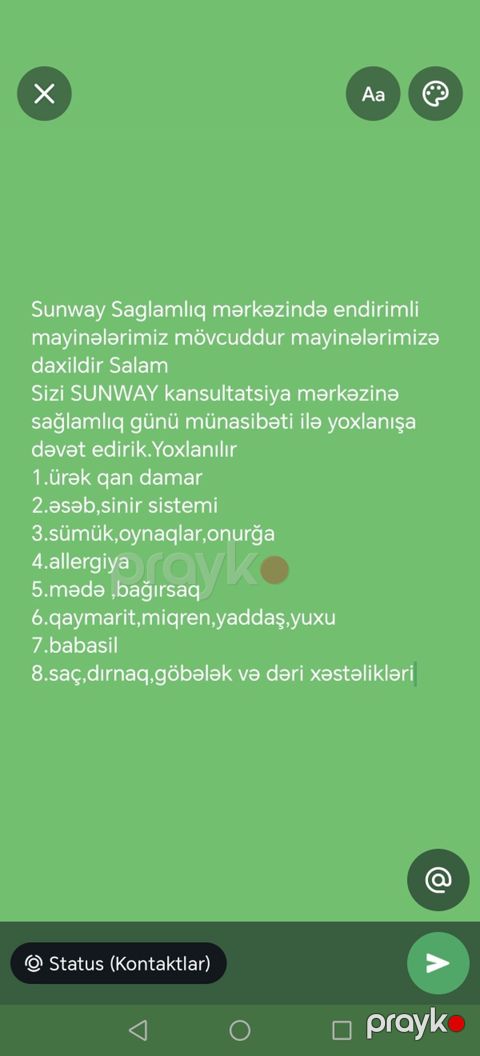 Sunway Saglamlıq mərkəzində endirimli mayinələrimiz mövcuddur — Gəncə