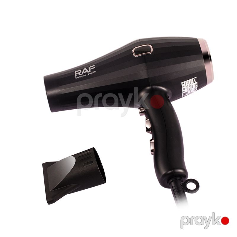 RAF Qara 2200W Sabit Temperaturlu Saç Qurutma Maşını R.4506 hava feni — Fən, Bakı (3)