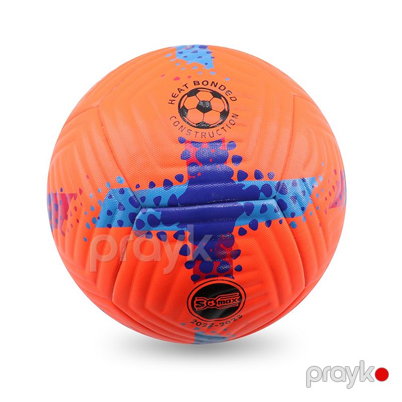 Soccermax Slim Pitch Futbol Topu Pakistan İstehsalı Original Soccermax Futbol Topu Narıncı Rengli 5 Nömrə Futbol Topu — İdman, hobi, istirahət, Bakı (4)