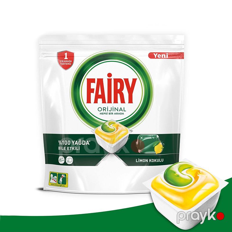 Fairy Limon Qoxulu Qab Yuyucu Kapsul 60 ədəd Bulaşık Makinesi İçin Yuyucu Deterjan Kapsülü — Mallar, Bakı (6)