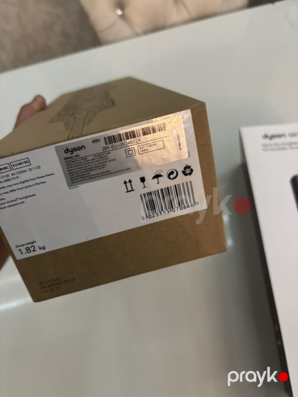 Dyson Airstrait – nəm saçdan quruya qədər hava ilə düzləşdirən saç — Saç burmağa və düzəltməyə, Sumqayıt (4)
