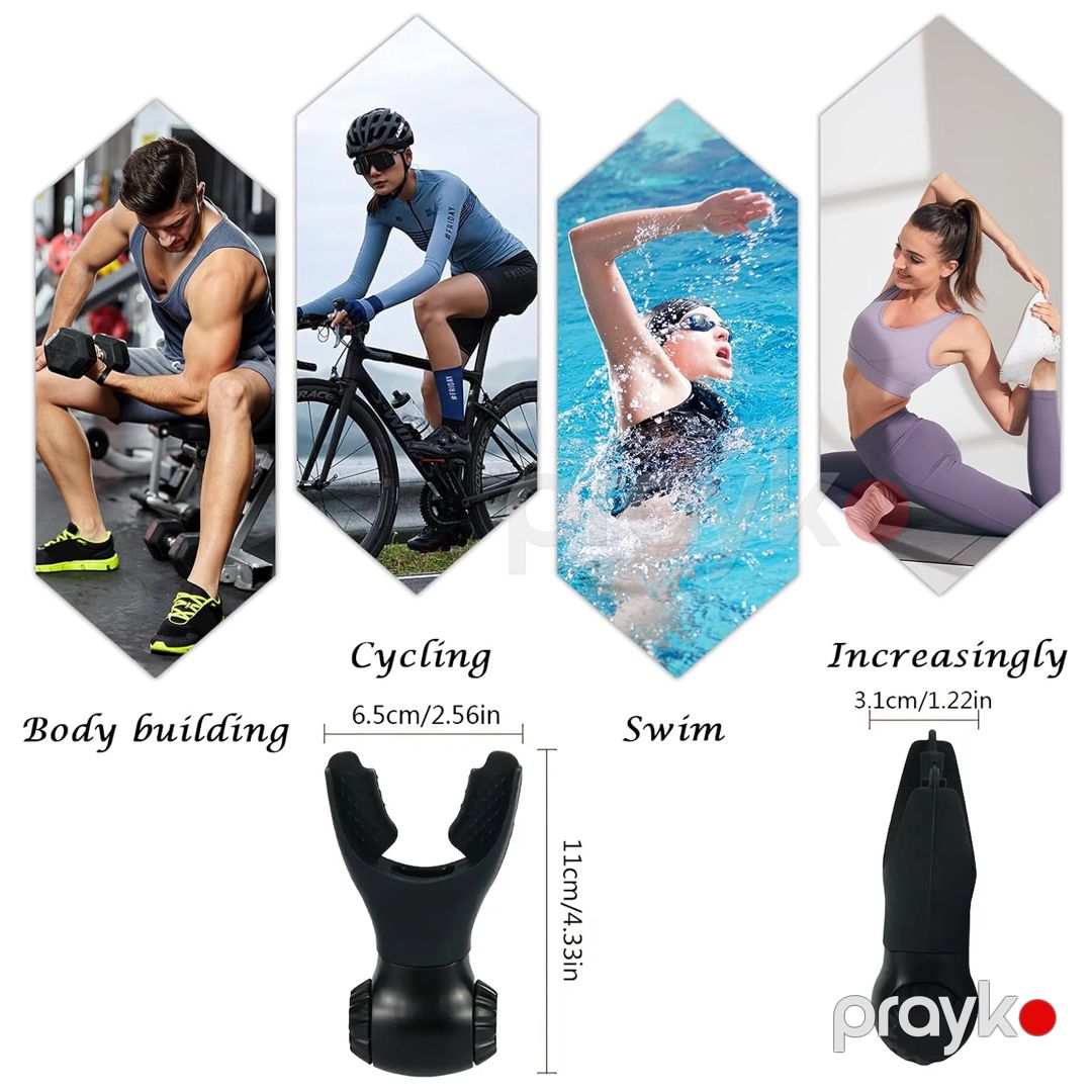 Ağciyərlər Üçün Nəfəs Məşq Aləti Təkminləşdirilmiş Tənzimlənən Müqavimət trenajoru — Fitness və simulyatorlar, Bakı (6)