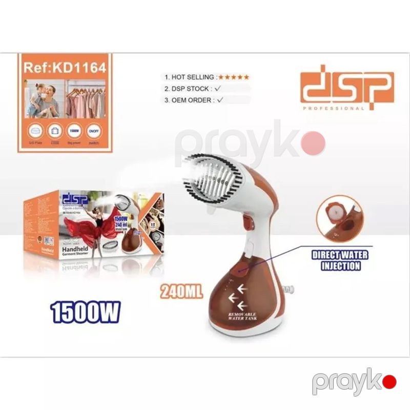 DSP KD-1164 Çoxfunksiyalı Elektrikli Buxarlı Ütü Şaquli Buxarlı Ütü 1500 W — Ev texnikası, Bakı (3)