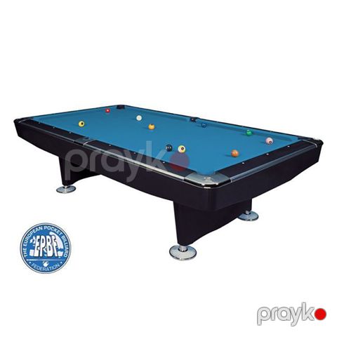 Amerkan Mərmər Bilyard Masası Ferro Billiard Pool Table Qara 9fut Parlaq Qara Bilyard Masa — Bakı
