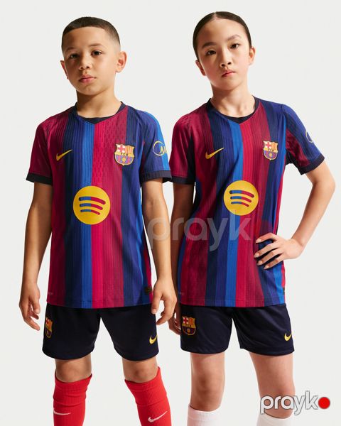 Futbol dəsti Barcelona, parça, tünd qırmızı/göy, ölçü 104 — Bakı