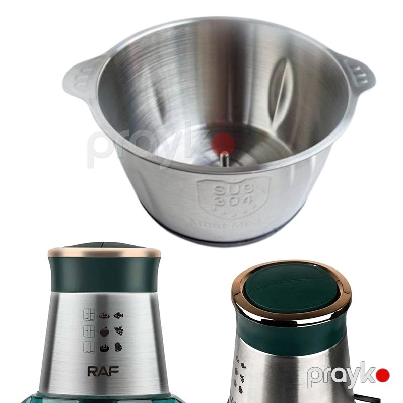 RAF R.7029 Elektrikli Doğrayıcı 2 Sürət Parametri Qida Blenderi 1000W Ət Soğan Tərəvəz Doğrayıcısı — Blenderlər, xırdalayanlar və mikserlər, Bakı (6)
