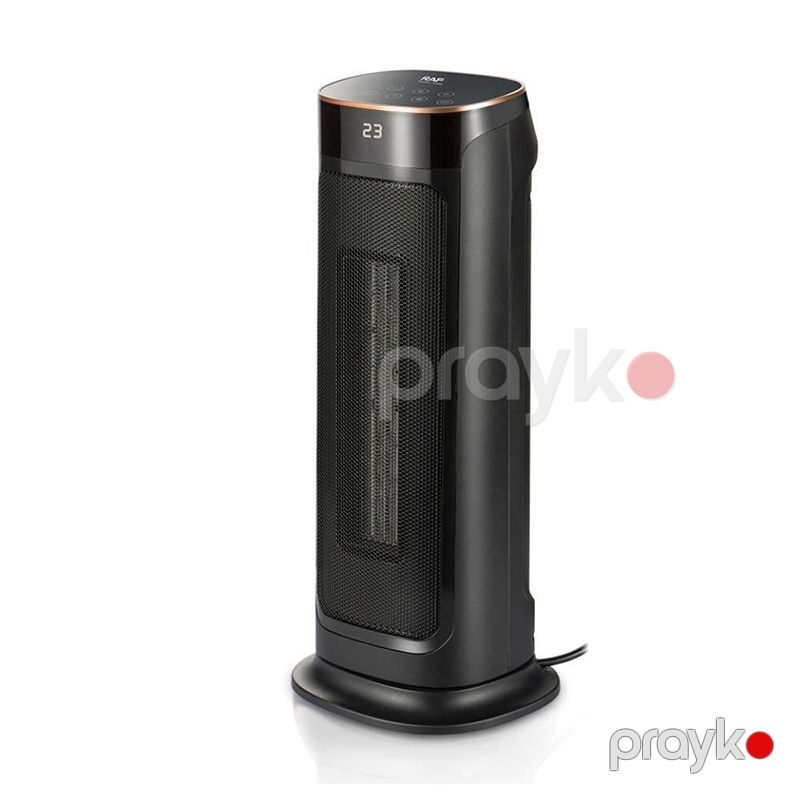 RAF Keramika R.1402 Fırlanan Qızdırıcı Pult və Taymer Idare etməli 2000 W Qara Qızdırıcı ventilyator — Isıtıcılar və isı ventilatorları, Bakı (2)