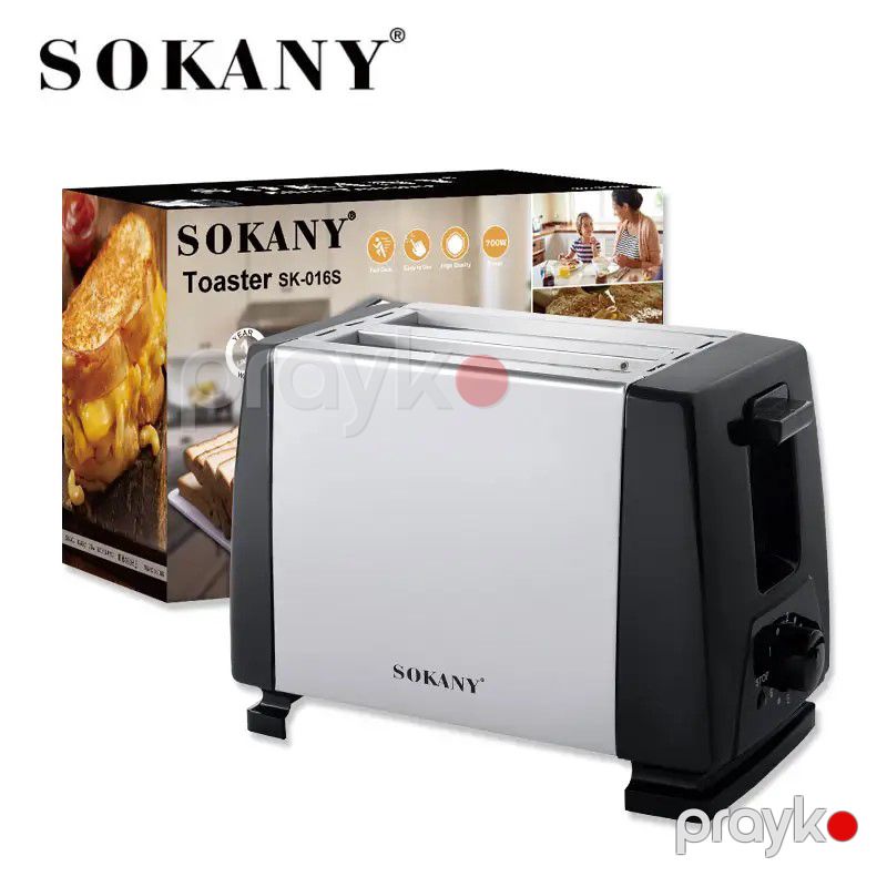 Sokany Mini Toster 700W Gücə Malik 6 Sürətli Portativ Toster — Toster və vaflyasıcı, Bakı (3)