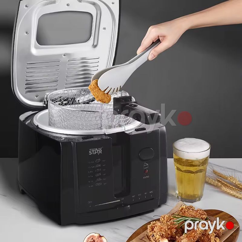 Wınnıng Star ST-9200 Çoxfunksiyalı Elektrikli Qızardıcı Hava Fritözü Elektrikli Qızartma Maşını 1500W — Digər mətbəx texnikası, Bakı (3)