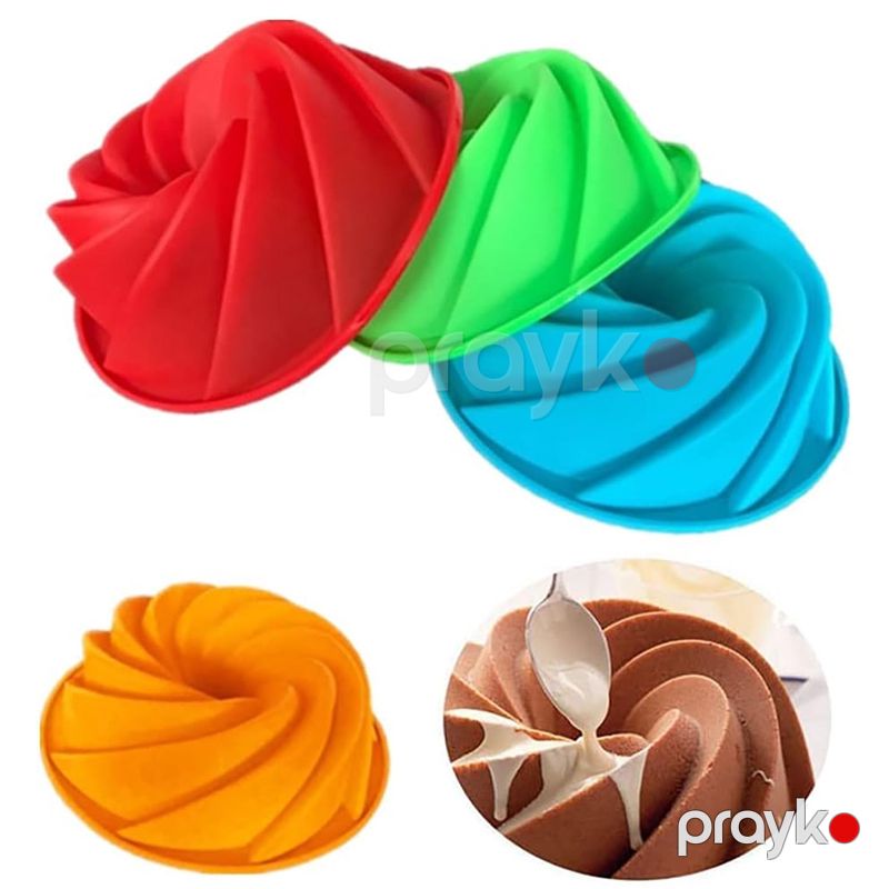 Silikon bişirmə qabı İstiliyə davamlıqalın silikon qəlib təkrar istifadə edilə bilən silikon tort keks qabı — Qablar və mətbəx əşyaları, Bakı (5)