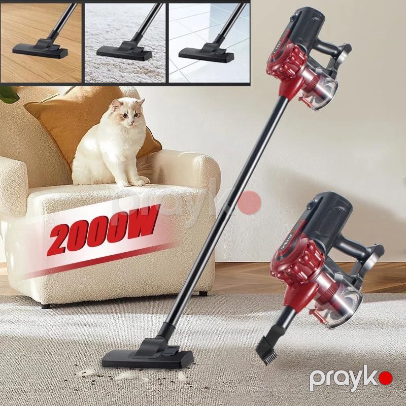 Vertikal Tozsoran Sokany SK-13011 Qırmızı Şauqili Tozsoran 2200 Watt Yüksək Keyfiyyətli Əl Tozsoranı — Tozsoran, Bakı (5)