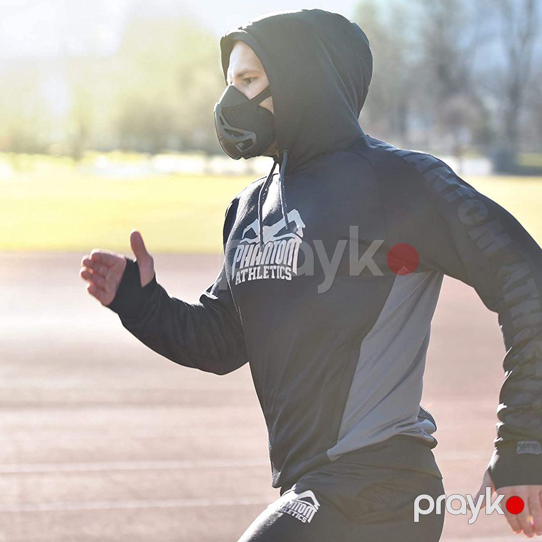 Phantom Məşq Maskası Nəfas Almanı Yaxşılaşdırır 4 Müqavimət Səviyyəsi — Fitness və simulyatorlar, Bakı (6)