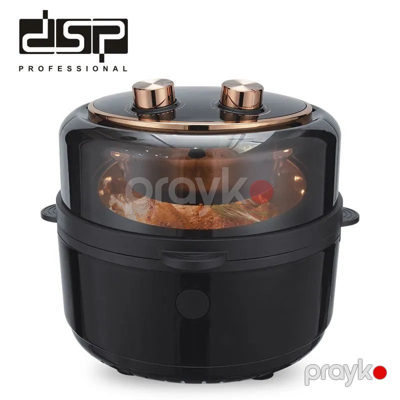 Yeni Nəsil DSP Çoxfunksiyalı Hava Fritözü 1350W 6 Proqrama Sahib Qazan Formalı Ağıllı Qril Air Fryer 5.5L 80-200°C — Qablar və mətbəx əşyaları, Bakı (2)