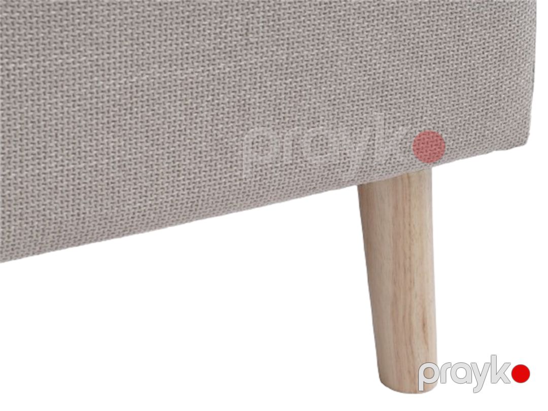 Çarpayı Jysk Kongsberg, 160x200 sm, bej, bazasız və döşəksiz — Mallar, Bakı (2)