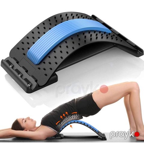 Bel Üçün Back Stretcher Masaj Aləti Magnetotherapy 3 Hissəli Tənzimlənə Bilən Masaj Lövhəsi Masaj Funksiyalı Yoga Fitness Aləti — Bakı