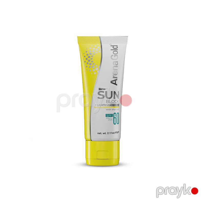 Arena Gold Sun Block SPF 60 Günəşdən Qoruyucu Spf Krem 100 q — Gözəllik və səhiyyə, Bakı (5)