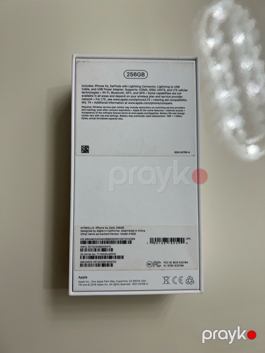 Apple iPhone XS Gold 256GB/4GB — Smartfonlar, Bakı (11)
