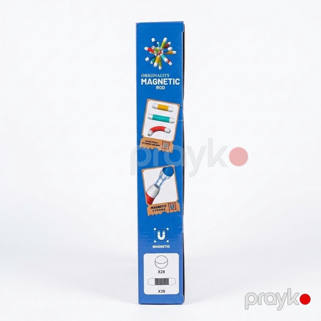 Maqnit konstruktoru Originality Magnetic Rod, 3+, 66 element — Mallar, Bakı (3)