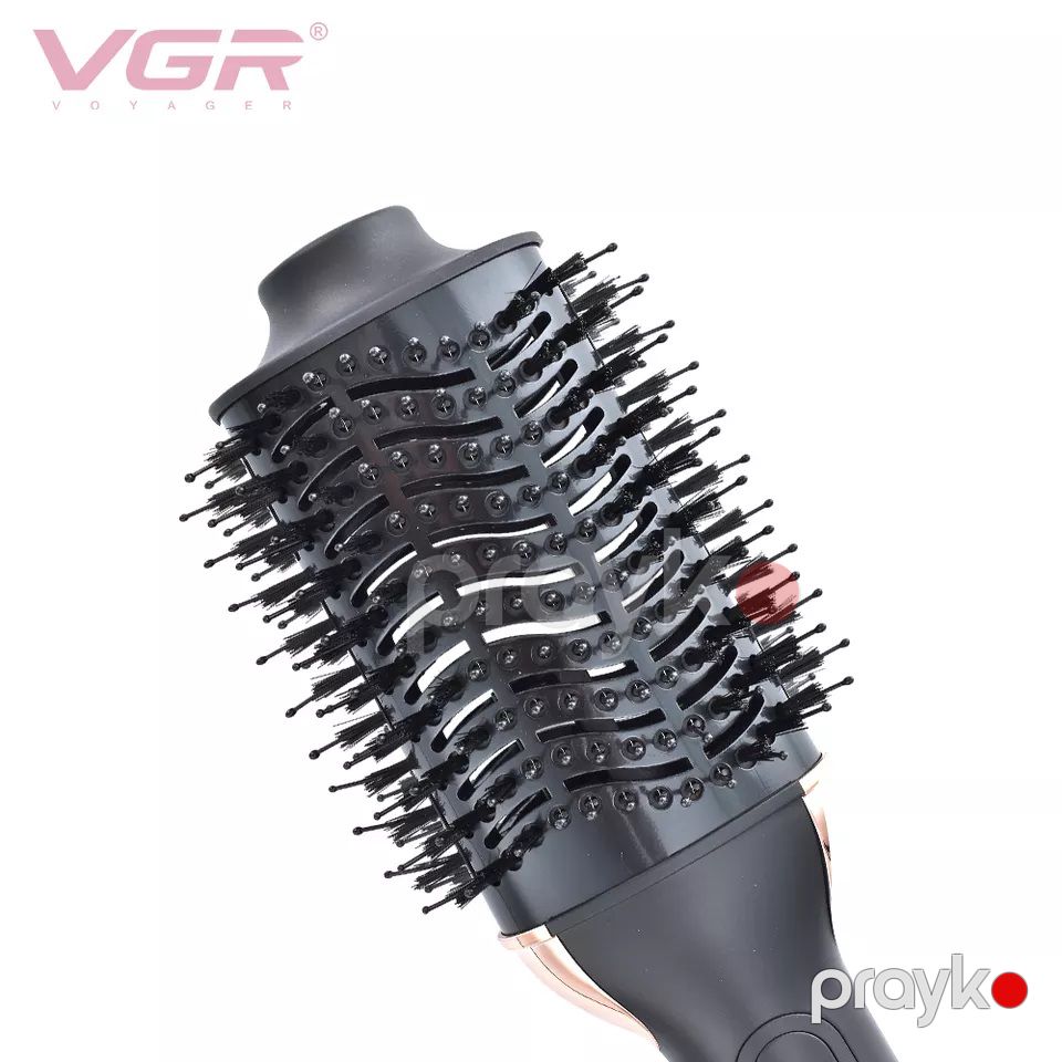 VGR Keyfiyyətli 3-ü 1 Arada Saç Qurutma Feni Professional Fırça Daraq Saç Düzləşdirici Fen VGR v-492 — Fən, Bakı (8)