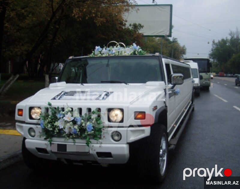 Hummer Limuzin, 2012 il — Minik avtomobili icarəsi, Bakı (3)
