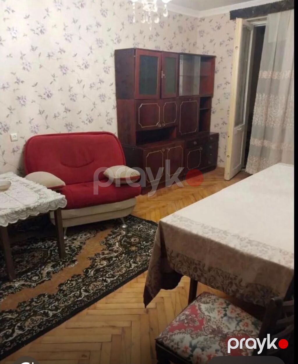 2 otağ köhnə tkli 60 m² inşaçılar .m mənzil təmirli əşyalı — Mənzil, Bakı (6)