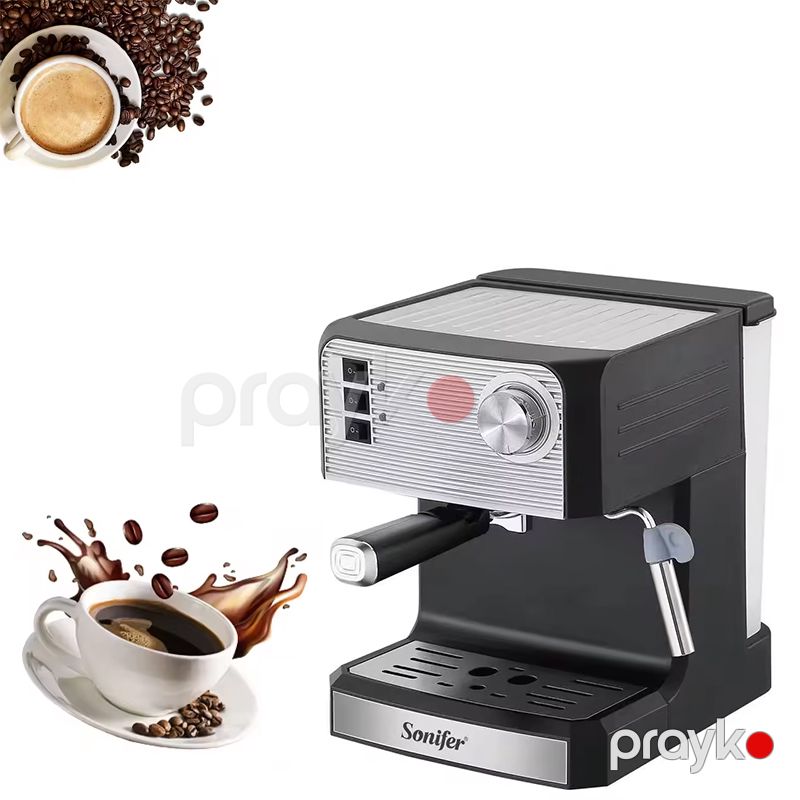 Sonifer SF-3568 Çoxfunksiyalı Qəhvə Maşını Yüksək Keyfiyyətli Kappuçino Espresso Kofe Hazırlayan Aparat 850W — Digər mətbəx texnikası, Bakı (3)