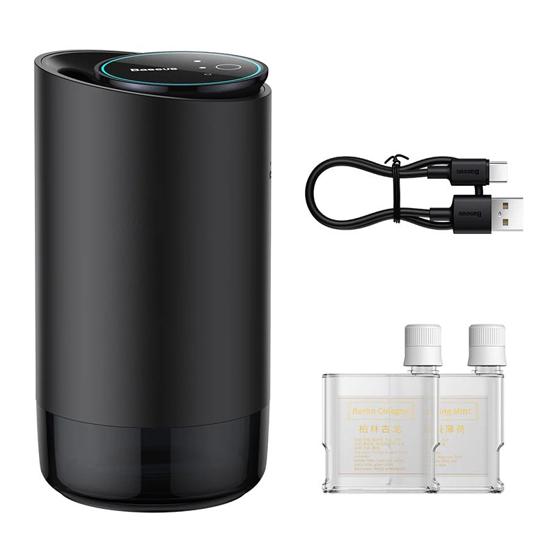 Avtomobil Aromatizatoru Baseus Wisdom Car Smart Dual-port Atomlaşdırılmış Aromaterapiya Diffuzoru CNZX050001 — Elektronika, Bakı (3)