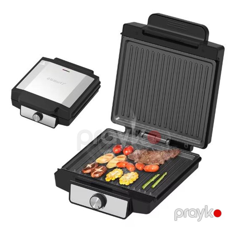 Sokany SK-08098 - Toster Sendviç Cihazı, 1400W Güc, Paslanmayan Polad Korpus, Yapışmayan Plitə — Toster və vaflyasıcı, Bakı (3)