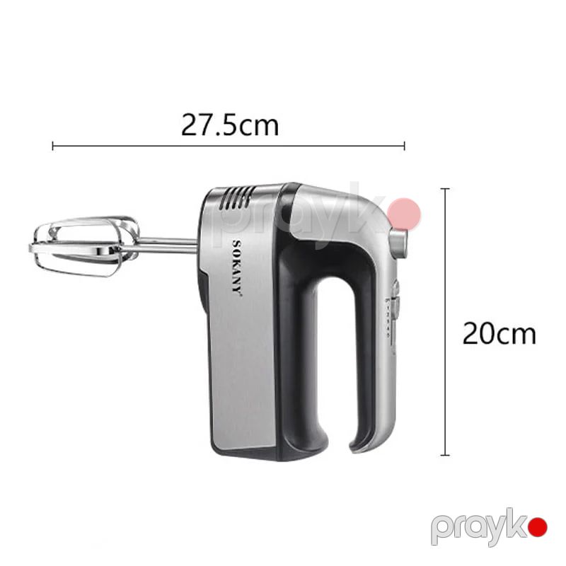 Sokany SK-6630 - Əl Mikseri 5 Sürətli 800 Vt Güc Əla Çırpıcı Mikser — Blenderlər, xırdalayanlar və mikserlər, Bakı (4)