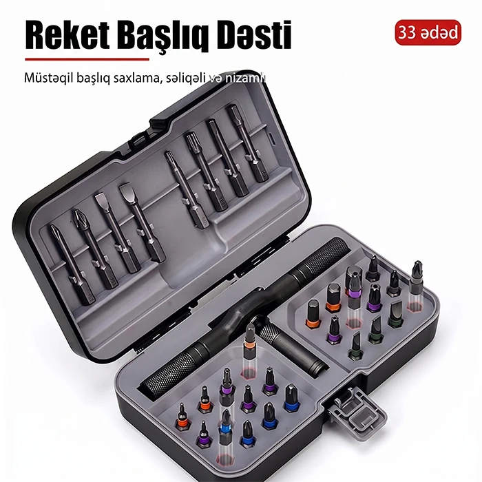 33-ü-1-də Universal Alət Dəsti: Ev təmiri üçün ən yaxşı seçiminiz — Bakı