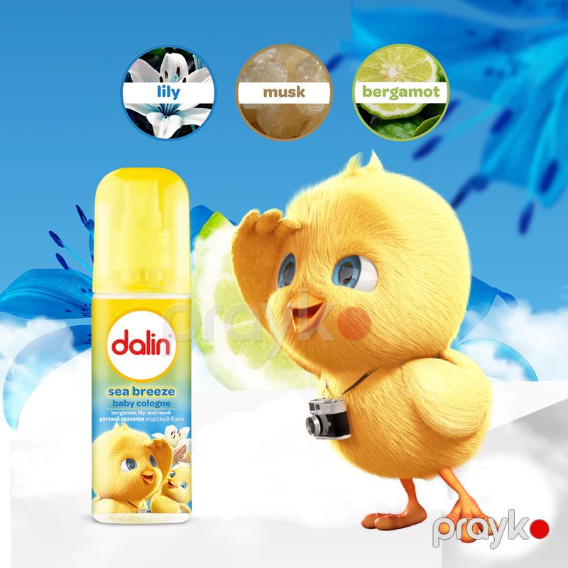 Dalin Kolonya 150 ML Deniz Esintisi Dalin Bebek Kolonyası Dalin Cologne 150 ML Sea Breeze — Gözəllik və səhiyyə, Bakı (6)