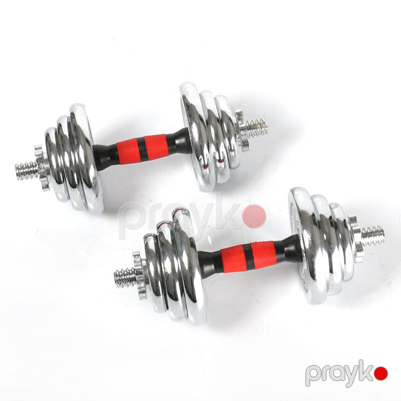 Qantel Dəsti 20kq Tənzimlənə Bilən Xrom Qantel 2x 10 kq — Fitness və simulyatorlar, Bakı (3)