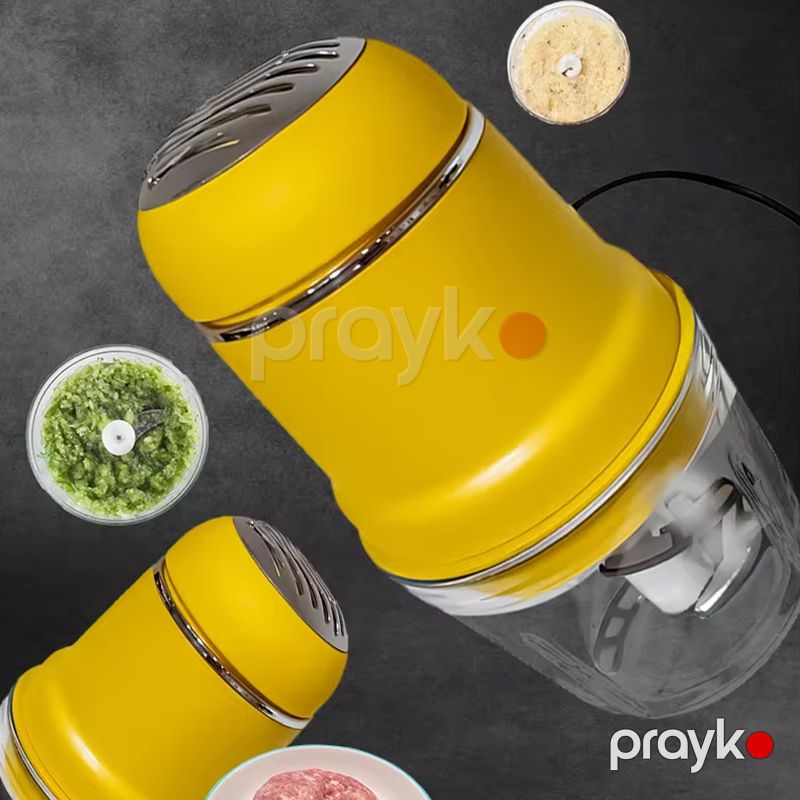 Çoxfunksiyalı Elektrikli Mətbəx Doğrayıcısı Tərəvəz Doğrayıcı 1000W — Blenderlər, xırdalayanlar və mikserlər, Bakı (4)