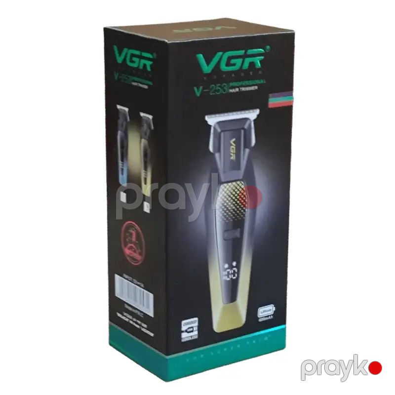 VGR V-253 Professional Saç Düzəldici Salon Keyfiyyətli LED Ekran Baxım Trimmeri Şarj Edilə Bilən Maşinka — Usturalar, trimmerler və epilyatorlar, Bakı (6)