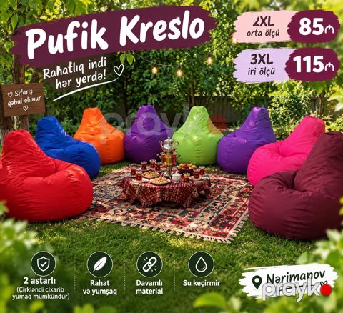 Puff kreslo — Bakı