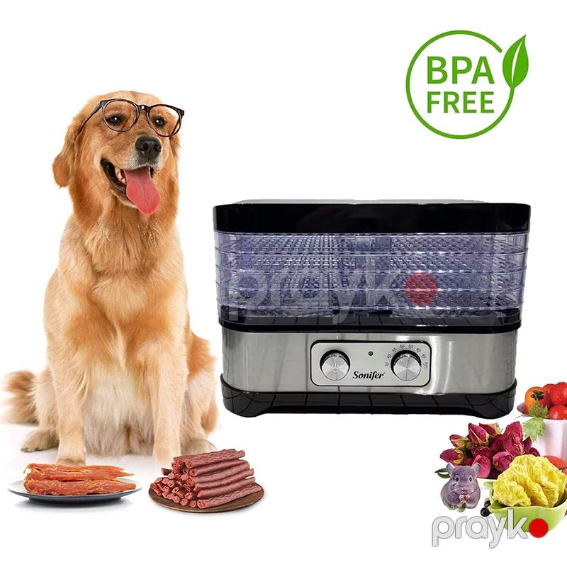 Sonifer SF-4017 5 Qatlı Mini Elektrikli Meyvə Qurutma Maşını Aşağı Temperatur Tənzimlənməli Meyvə Quruducu — Digər mətbəx texnikası, Bakı (6)