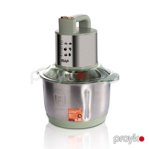 Raf R.7733 Doğrayıcı Prosessor 500W 2 Sürətli 5 Litr Doğrayıcı Paslanmayan Polad Yaşıl Doğrayıcı — Bakı