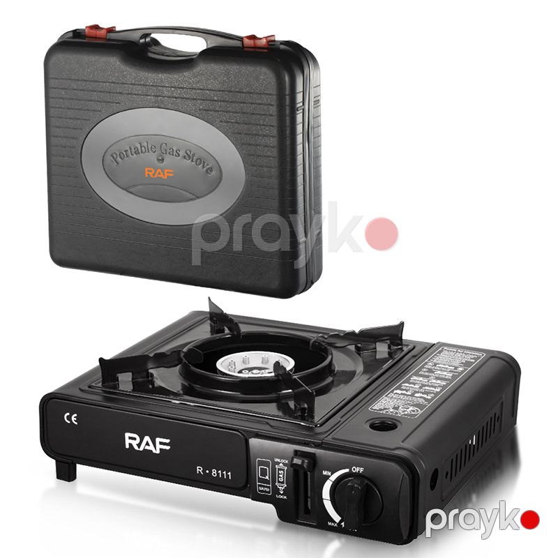 RAF R.8111 Qara 1 Ocaqlı Portativ Qaz Sobası Mini Düşərgə Sobası Bişirmə Qaz Sobası Daşıma Çantası ilə Pltesi — Ev texnikası, Bakı (3)
