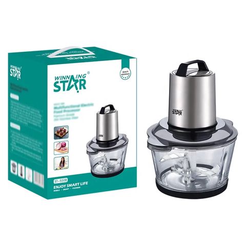 Wınnıng Star Çoxfunksiyalı 2 Sürətli Doğrayıcı Tərəvəz Doğrayıcı Tutum 2L — Kitchen appliances
