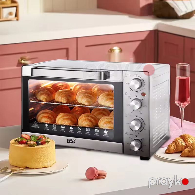 Wınnıng Star ST-9616 Çoxfunksiyalı Elektrikli Mətbəx Sobası Qril Çörək Pizza Hazırlamaq Üçün Soba 1700W — Soba və qrillər, Bakı (2)