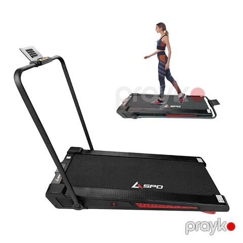 Xüsusi Dizaynda Aspo AS-3750 Qaçış Aparatı Portativ Yığıla Bilən Qatış Aparatı Mini Trenajor Treadmill 110kq — Bakı