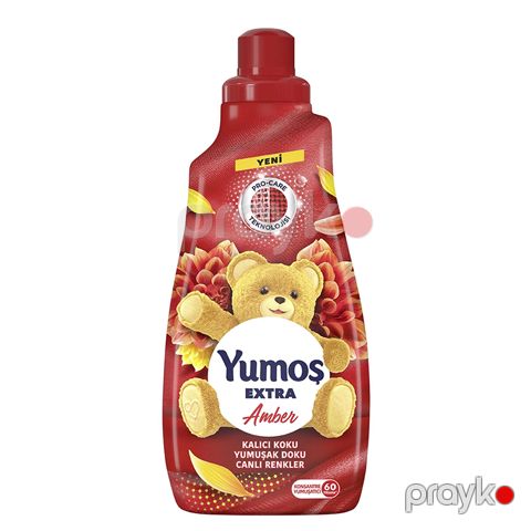 Yumoş Extra Konsantre 1440 ml Canlı renkler 60 Yıkama Renkliler İçin 60ml Çanaşır Yumuşatıcı — Bakı
