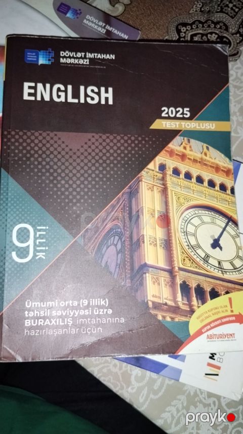 Məhsul: “Englısh – 2025 Test Toplusu” (Dövlət İmtahan Mərkəzi) - Ümumi — Yardımlı