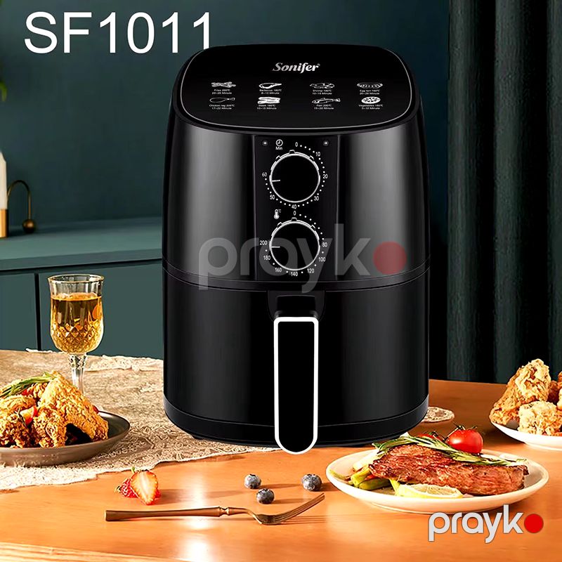 Sonifer SF-1011 Çoxfunksiyalı Elektrikli Qızardıcı Hava Fritöz Airfryer 1400W — Digər mətbəx texnikası, Bakı (4)