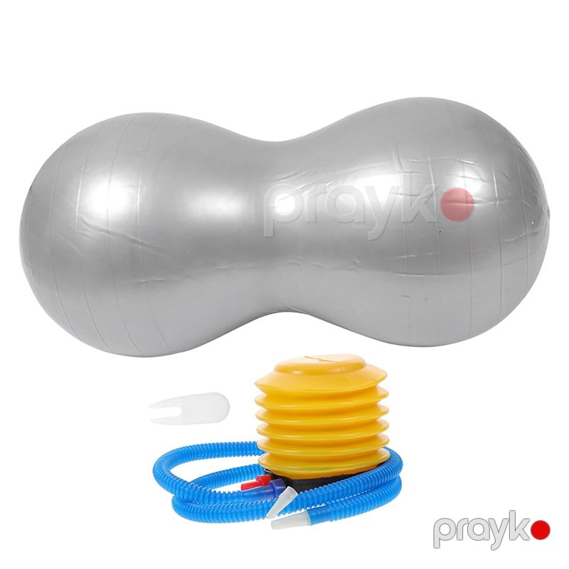 Yeni Oval Formada Yüksək Davamlı DRB Pilates Topu Fıstıq 75 sm Yoga Plates Topu Dəsti — Fitness və yoqa, Bakı (6)